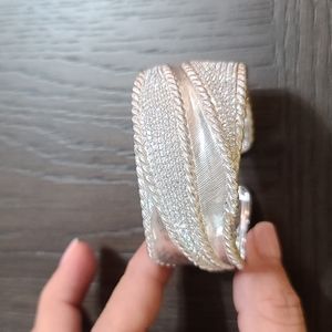 Judith Ripka 925 SS Cz Cuff NEW
